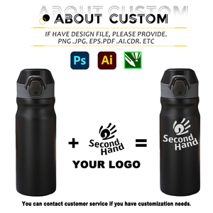 Borraccia Termica in Acciaio Inox 550ml con Logo Personalizzato, Bottiglia Isolata per Regali Festivi - Product Image 3