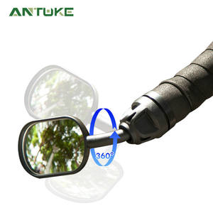 Rétroviseur de vélo Antuke en alliage d'aluminium, rotation à 360 degrés, réglable, fixation sur guidon pour vélos de montagne et de route - Product Image 1