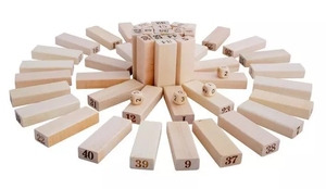 48 Pcs Thông Minh Bằng Gỗ Xếp Chồng Nhào Lộn Tháp Khối Đồ Chơi - Product Image 5