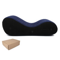 Oreiller gonflable d'aventure pour couples: coussin sexuel à 7 positions avec support dorsal ergonomique et rangement discret