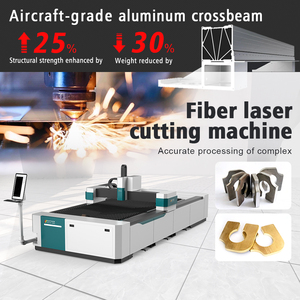 Máquina de corte por láser <span class=keywords><strong>CNC</strong></span> de fibra 3015 de alta velocidad del fabricante directo Refrigeración por agua automática para chapa Excelente venta - Product Image 4