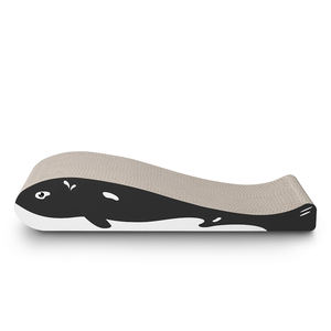 Walvis Vorm Kartonnen Kat <span class=keywords><strong>Scratcher</strong></span> Met Gebogen Ontwerp - Product Image 2