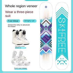 Snowboards personnalisés pour adultes et enfants, raquettes à neige à séchage rapide et chaud, et kit de <span class=keywords><strong>fixation</strong></span>, équipement de <span class=keywords><strong>ski</strong></span> professionnel - Product Image 2