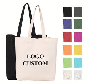 Wholesale Custom Your Shopping <b>Bags</b> <b>Canvas</b> Cotton Tote <b>Bag</b> Blank Promotion Reusable Customizable Shopper <b>Bags</b> With Logo Printed - Product Image 1