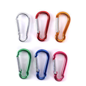 Mousqueton de type D en alliage d'aluminium, forme de gourde, capacité de charge de 1,5 kg, pour la randonnée et les activités de plein air - Product Image 4