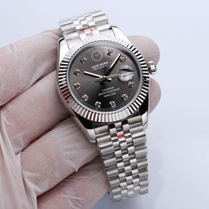 Vente en gros de montres-bracelets de luxe à mouvement 3235 de haute qualité pour hommes, mécanique automatique, acier inoxydable 904l, conception bicolore - Product Image 6