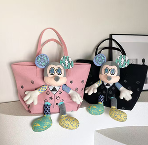 <span class=keywords><strong>Borsa</strong></span> di tela di grande capacità da donna 2025 Trendy per <span class=keywords><strong>topolino</strong></span> - Product Image 6