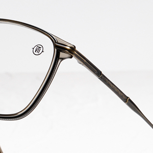 Titanium Full Rim Rectangle <b>Eyeglasses</b> Unisex Anti-Uv Vision Correction <b>Frames</b> for Adults Solid Color Lightweight - Product Image 3