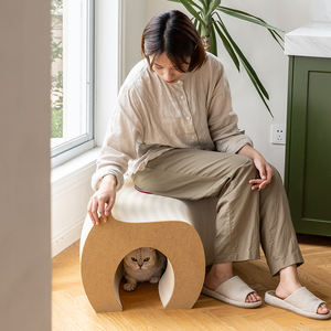 Chenyang — banc pour chat en papier Kraft, pliable et sain, bassin pour animaux domestiques - Product Image 3