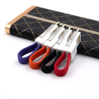 Promotion Câble de charge USB multifonction OTG 4 en 1 Mini porte-clés magnétique