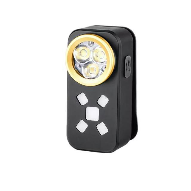 Dual Light Source LED Clip Light Rechargeable Aluminum Alloy Mini Work Light Type-C Magnetic Clip Edc Flashlight for Outdoor