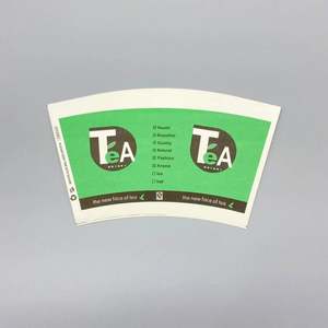 Gobelet en papier jetable personnalisé 8 couleurs pour boissons chaudes/froides, café, double face PE, qualité alimentaire, pour nouilles - Product Image 2