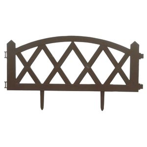 Lightweight Outdoor Path Fence Panels Garden Plastic White Picket for Home Decoration - Product Image 3