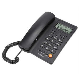 <span class=keywords><strong>Téléphone</strong></span> fixe avec identification de l'appelant, appel mains libres, numérotation rapide, <span class=keywords><strong>téléphone</strong></span> fixe filaire de bureau pour la maison, l'hôtel, le bureau - Product Image 2