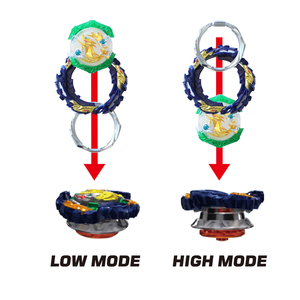 Top Burst en métal et plastique de haute qualité + émetteur à un tour + jouet à poignée tournante - Product Image 2