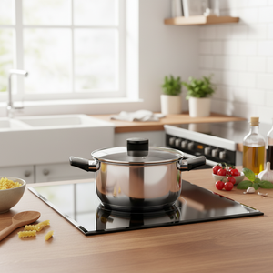 Pentola Elite in acciaio inox con coperchio in vetro 30 cm (Monix M240330) - Product Image 3