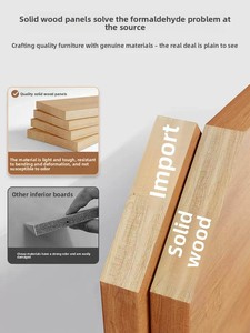 Creamy-style Convertible <b>Solid</b>-<b>wood</b> Coffee Table for Living Rooms & Small Homes Minimalist Modern Design 2026New Furniture - Product Image 2