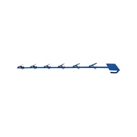 Clip Strip Display Strip, Clip à ressort suspendu, Présentoir de merchandising personnalisable pour magasin de détail et supermarché