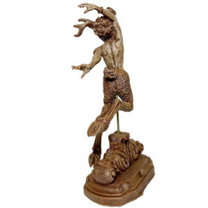 Su misura fatto a mano 8 ''orcih mitologia antiche leggende romane statuetta in resina bronzo placcato statua di fauno - Product Image 3