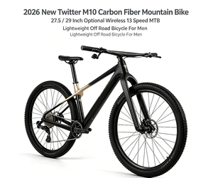 2026 신형 트위터 MTB 저렴한 카본 파이버 산악자전거 무선 13단 남성용 M10 29인치 또는 27.5인치 판매 - Product Image 1