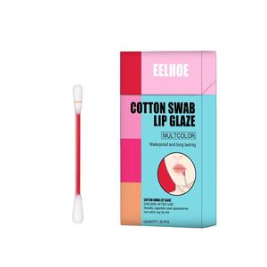 Paquete de caja de cigarrillos desechable, hisopo de algodón de larga duración, resistente al agua, para tatuaje, lápiz labial, tinte labial, juego de brillo, 20 Uds. - Product Image 1