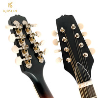 Mandoline de style A de 30 pouces, corps plein, table en épicéa, finition mate, instrument professionnel pour étudiants et débutants, personnalisable en usine, vente en gros