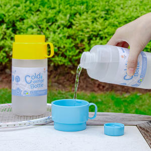Lixin Cold <b>Water</b> <b>Bottle</b> 500Ml Portable Sports Cup <b>For</b> <b>Kids</b> Outdoor Use Blue Green Yellow - Product Image 4