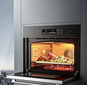 Horno de Vapor Eléctrico Mecánico Premium de Aluminio, Automático, Antiadherente, con Protección contra Sobrecalentamiento, Programable, <span class=keywords><strong>Sin</strong></span> <span class=keywords><strong>Aceite</strong></span>, Saludable, para Exteriores - Product Image 6