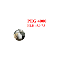 Polyethylene Glycol PEG 4000 Kelas Industri CAS 25322-68-3 Bubuk Putih Untuk Perawatan Pribadi