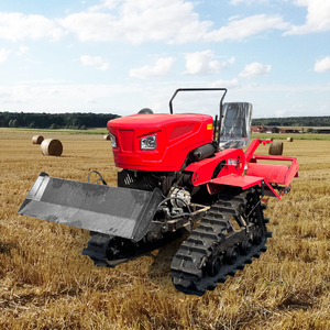 Nuevo Microcultivador de Orugas Automático de 25 HP con Asiento para Huertos Agrícolas - Product Image 1