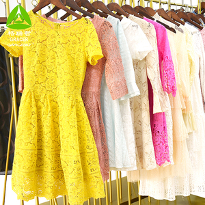 Used <b>Plus</b> <b>Size</b> Clothes Ladies Lace Dress Clothes Second Hand - Product Image 2