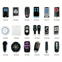 Control Remoto Inalámbrico RF de 2/4 Botones, 433/315MHz, para Puertas Correderas/Enrollables, Persianas y Ventanas