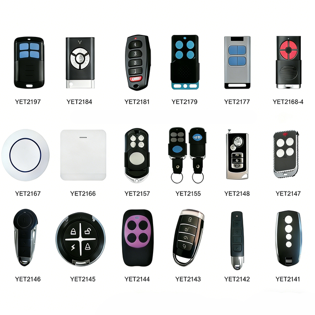 Wireless Keyfob ABS 2/4 Buttons RF Remote Control 433/315MHz for Sliding/rolling Shutter Doors windows Shade