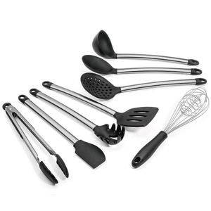 Le meilleur <span class=keywords><strong>vendeur</strong></span> d'ustensiles de <span class=keywords><strong>cuisine</strong></span> <span class=keywords><strong>en</strong></span> acier inoxydable Silicone définit des outils de <span class=keywords><strong>cuisine</strong></span> - Product Image 2
