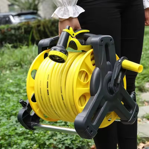 Ensemble de tuyau d'arrosage mural rétractable haute pression de qualité supérieure avec enrouleur, en PVC flexible 3 couches, norme CNS - Product Image 5