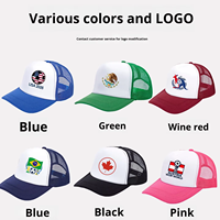 Gorra de béisbol unisex con estampado de letras, 5 paneles, logotipo personalizado, deportiva, de malla, tipo camionero, con cuerda