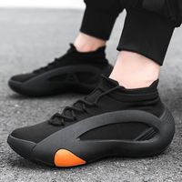 Chaussures de sport respirantes en maille Fly-knit, chaussettes de sport, chaussures de basket-ball décontractées, chaussures de course pour hommes, printemps automne, antidérapantes