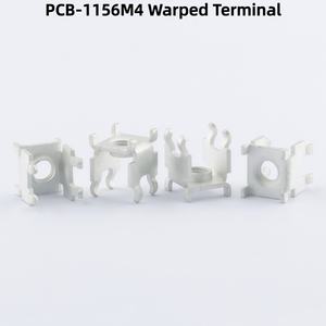 Bornier <span class=keywords><strong>à</strong></span> pattes courbées <span class=keywords><strong>à</strong></span> bride PCB-1156M4, système de gestion de batterie (BMS) pour véhicule électrique basse vitesse, borne en laiton - Product Image 5