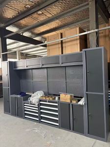 2 unités d'armoires à outils de <span class=keywords><strong>garage</strong></span> robustes avec tiroirs multiples, système de rangement d'outils, poste de travail modulaire pour atelier, coffre à outils personnalisé - Product Image 3