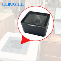 Escáner de Código de Barras Integrado para Supermercados LONVILL con Ventana Grande de 1280x800, Sensor CMOS y Prevención de Duplicación Automática