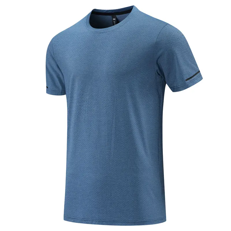 Da uomo in palestra a secco da corsa con gru da allenamento produttori di abbigliamento sportivo personalizzato T-Shirt Casual da uomo