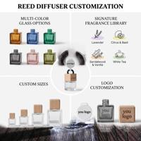 Diffuseur de parfum de luxe carré en verre pour voiture, 10 ml, avec couvercle en bois, décoration intérieure moderne, vente en gros, marque privée, ensemble premium