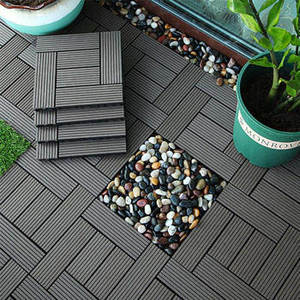 Giá cả cạnh tranh ngoài trời lồng vào nhau <span class=keywords><strong>decking</strong></span> <span class=keywords><strong>WPC</strong></span> gạch lát sàn ban công DIY gạch gỗ composite boong - Product Image 4