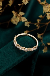 Classic 14K Solid White Gold 0.48ct Round Brilliant Lab Grown Diamond <b>Ring</b> | Round Brilliant Cut Lab Created Diamond Wedding - Product Image 4