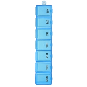 7 Day Pill Organizer Box Travel Pill Box Case Tablet Holder Medicine Dispenser Organiser Storage