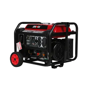 Generator lenci Inverter bingkai terbuka kebisingan rendah, Generator bensin konsumsi bahan bakar rendah 8,5kw