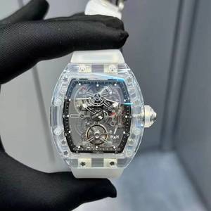 Reloj Mecánico de Alta Calidad con Tourbillon 56-01, Caja de Acero Inoxidable, Cristal de Zafiro, Diseño de Lujo, Caja Tonneau, 50 Bar, con Puntero - Product Image 1