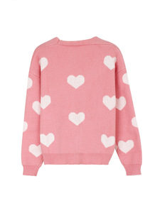 Maglia Cardigan a maniche lunghe da <span class=keywords><strong>donna</strong></span> con motivo d'amore per San Valentino per il commercio estero transfrontaliero europa America - Product Image 4