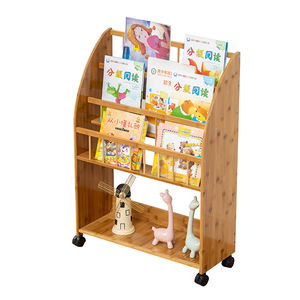 Estantería de libros para guardería, estantería de madera para preescolar, estantería Montessori para libros de guardería, muebles para el hogar - Product Image 6
