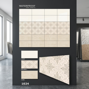 กระเบื้องเซรามิกติดผนังขนาด 12x24 30x60 ซม. 600x300 มม. สำหรับห้องน้ำและตกแต่งภายในห้างสรรพสินค้า ราคาถูก - Product Image 5